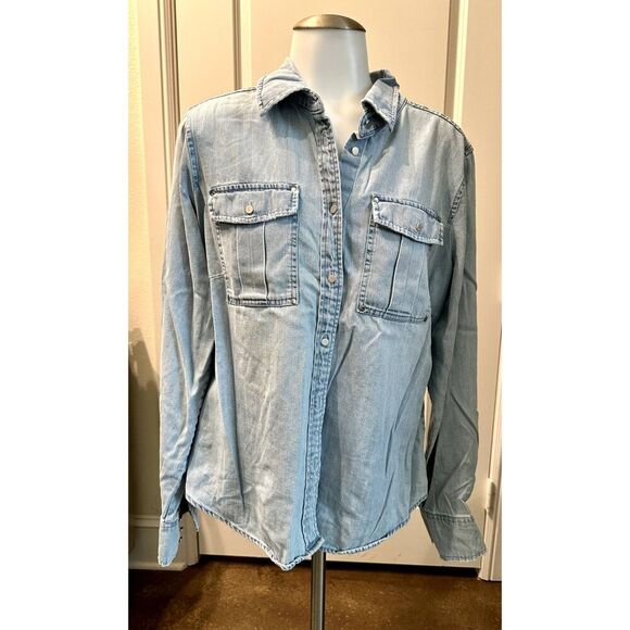Frame Denim Long Sleeve Button Down - XL - Picture 4 of 6